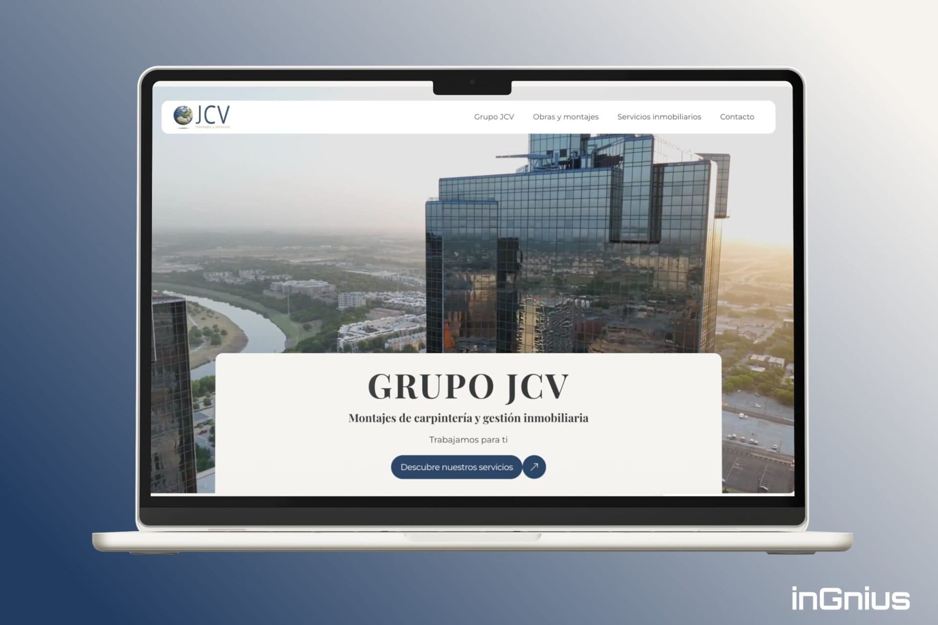 Sitio WordPress corporativo del Grupo JCV